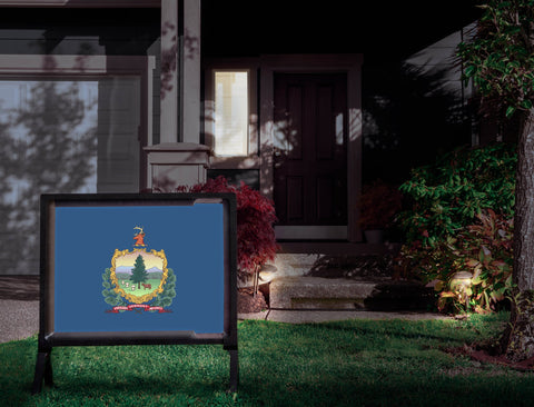 Vermont State Flag Yardsy Sign