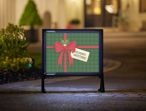 Seasons Greetings Gift Yardsy Sign