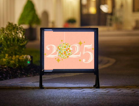 Disco 2025 Yardsy Sign