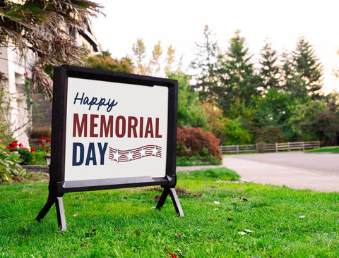 Happy Memorial Day Yardsy Sign