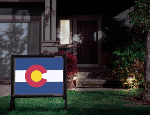 Colorado State Flag Yardsy Sign