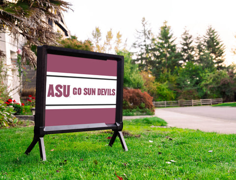 Arizona State Go Sun Devils Maroon Yardsy Sign