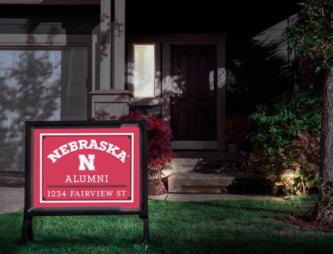 Alumni Nebraska Custom Yardsy Sign