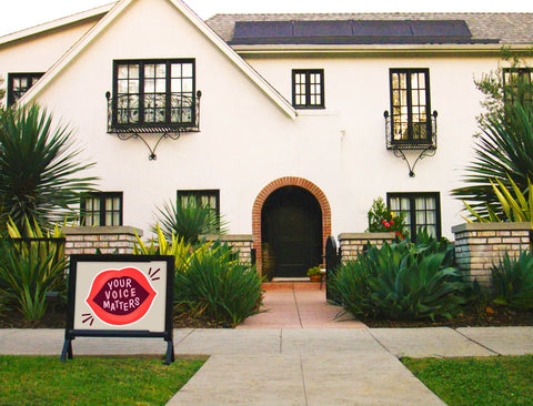Your Voice Matters Yardsy Sign
