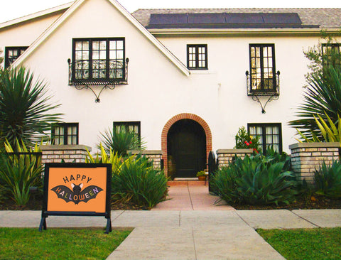 Happy Halloween Bat Yardsy Sign