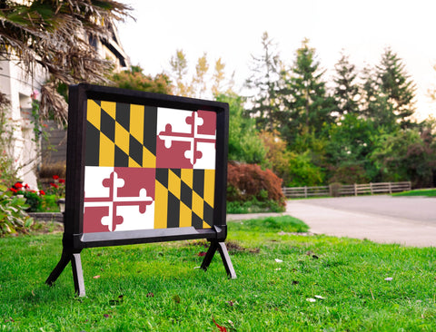 Maryland State Flag Yardsy Sign