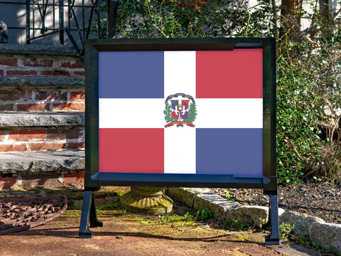 Flag Dominican Republic Yardsy Sign