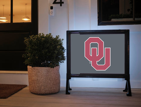 Oklahoma Athletics Mark Gray Yardsy Sign