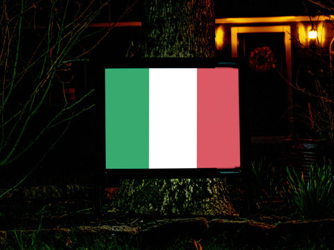 Flag Italy Yardsy Sign