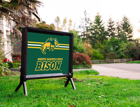 North Dakota State Bison Green Yardsy Sign