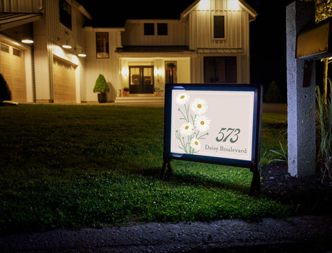 Bouquet Address Custom Yardsy Sign