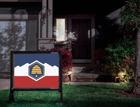Utah State Flag Yardsy Sign