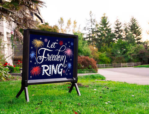 Let Freedom Ring Yardsy Sign