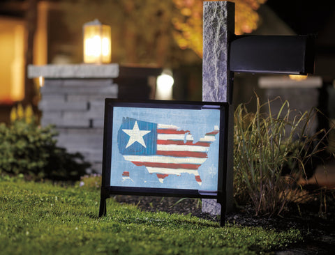American Flag Yardsy Sign