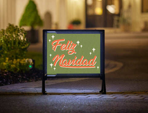 Feliz Navidad Yardsy Sign