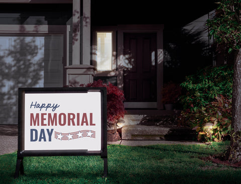 Happy Memorial Day Yardsy Sign