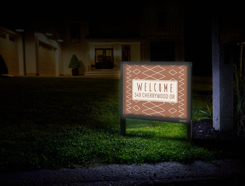 Moroccan Welcome Custom Yardsy Sign