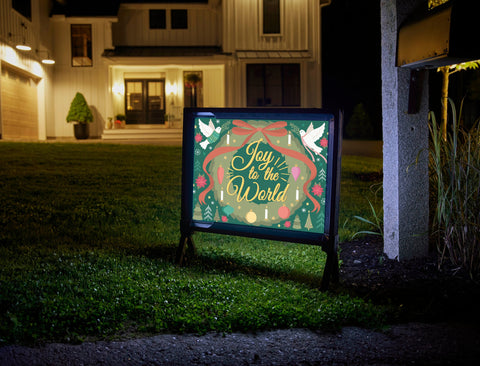 Joy To The World Yardsy Sign
