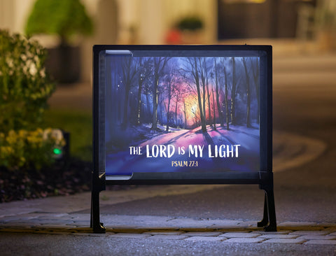 Lord is my Light Yardsy Sign