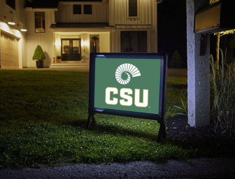 CSU Logo Green Yardsy Sign