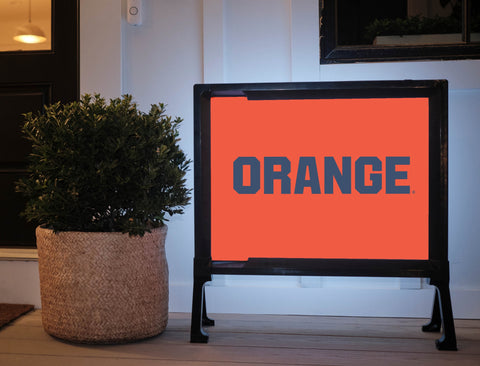 Syracuse University Orange Yardsy Sign