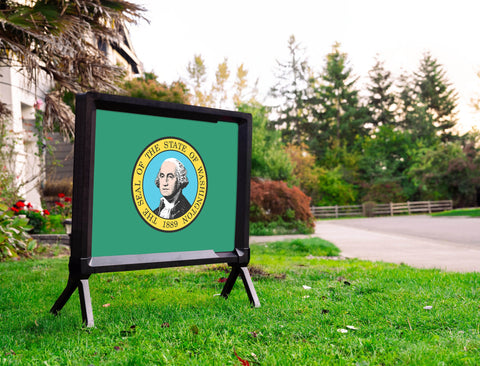 Washington State Flag Yardsy Sign