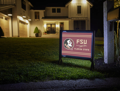 Florida State Seminoles Garnet Yardsy Sign