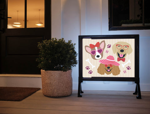 Dog Vogue Yardsy Sign