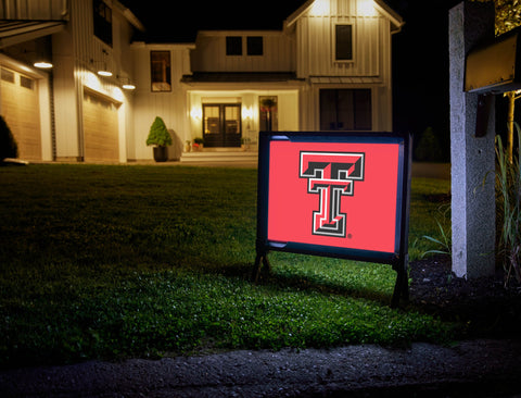 Texas Tech TT Red Yardsy Sign