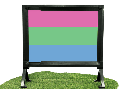 Polysexual Pride Flag Yardsy Sign