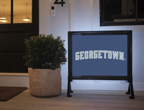 Georgetown Wordmark Blue Yardsy Sign