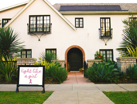 Fight Like A Girl Yardsy Sign