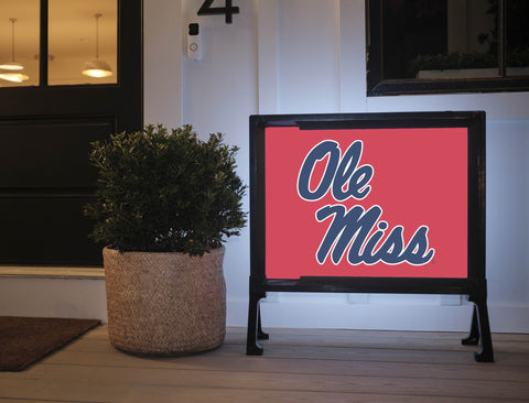 Mississippi Ole Miss Red Yardsy Sign