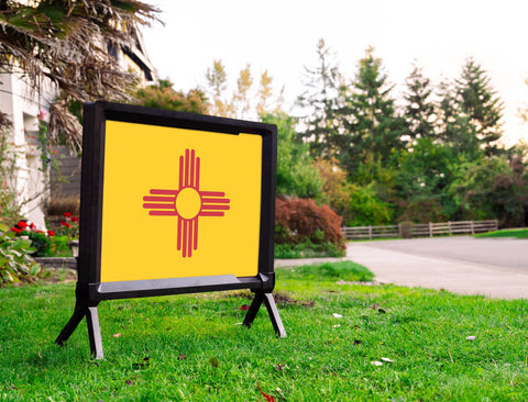 New Mexico State Flag Yardsy Sign