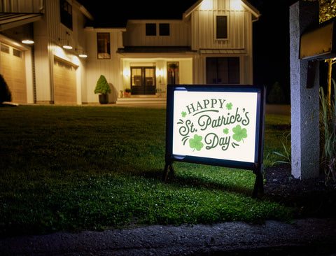 Happy St. Patrick's Day Yardsy Sign