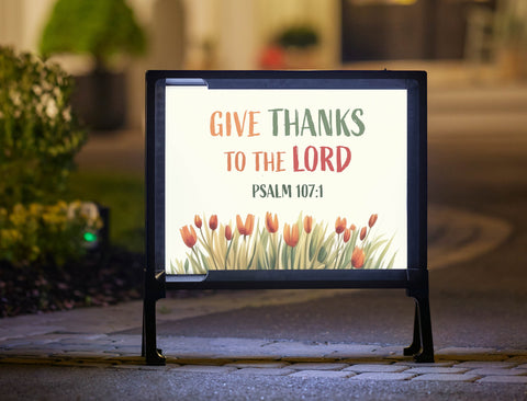 Give Thanks to the Lord Yardsy Sign