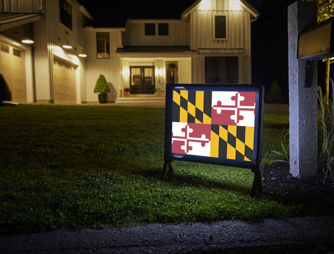 Maryland State Flag Yardsy Sign