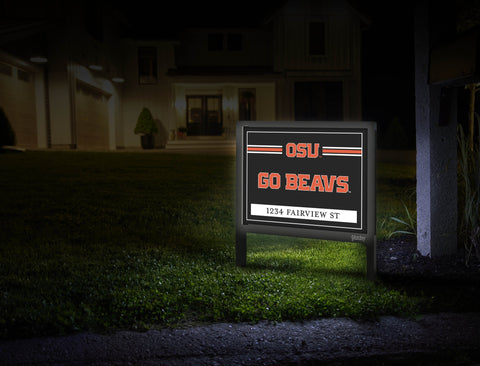 Oregon State Go Beavs Custom Yardsy Sign