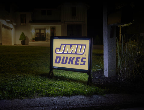 JMU Dukes Gold Yardsy Sign
