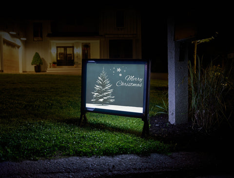 Merry Christmas Lonely Tree Yardsy Sign