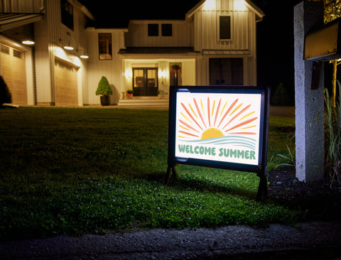 Welcome Summer Yardsy Sign