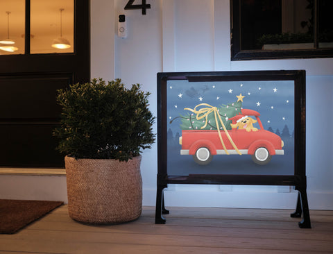 Fido's Tree Delivery Yardsy Sign