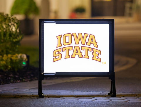 Iowa State Arc White Yardsy Sign
