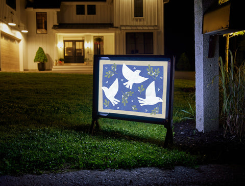 Doves Yardsy Sign