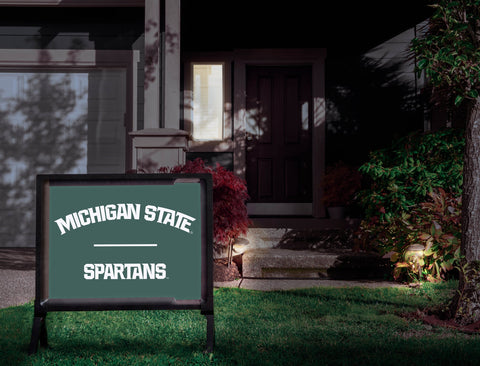 Michigan State Spartans Athletic Mark Green Yardsy Sign