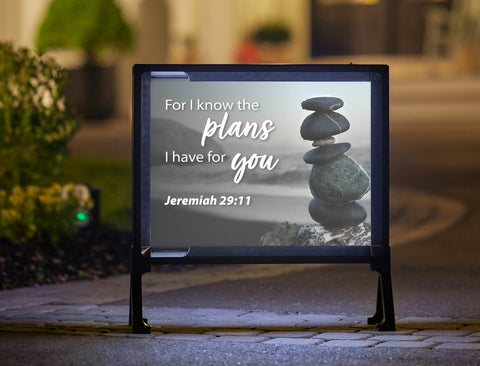Know The Plans Yardsy Sign