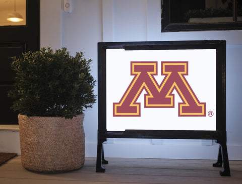 Minnesota M White Yardsy Sign