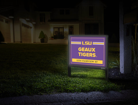 LSU Geaux Tigers Custom Yardsy Sign