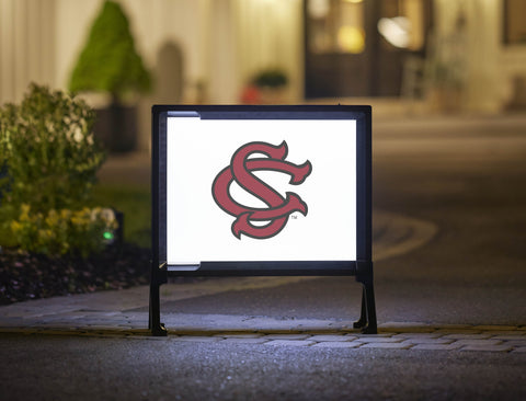 South Carolina SC White Yardsy Sign