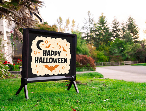Happy Halloween Night Yardsy Sign